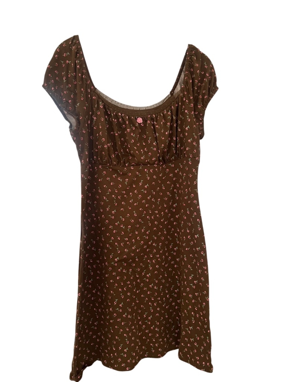 No Boundaries Cottagecore Floral Mini Dress (M 8-10)